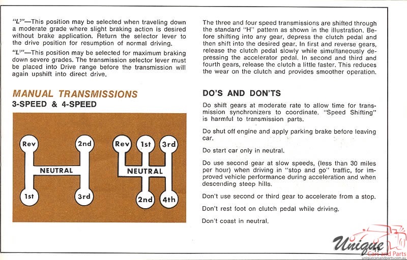 1971 Buick Skylark Owners Manual Page 26